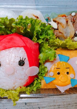 アリエル&フランダーキャラ弁♪♪-レシピのメイン写真