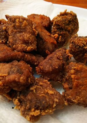簡単美味・鮪の血合いの竜田揚げ-レシピのメイン写真