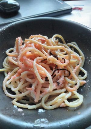 明太子スパゲティ-レシピのメイン写真
