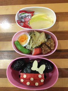 ミニーちゃん弁当11月10日-レシピのメイン写真