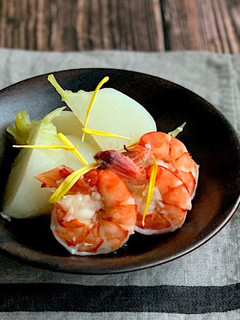 優しい味*蕪と海老の塩麹柚子胡椒煮-レシピのメイン写真