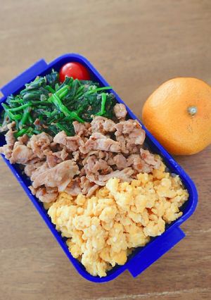 3色弁当-レシピのメイン写真