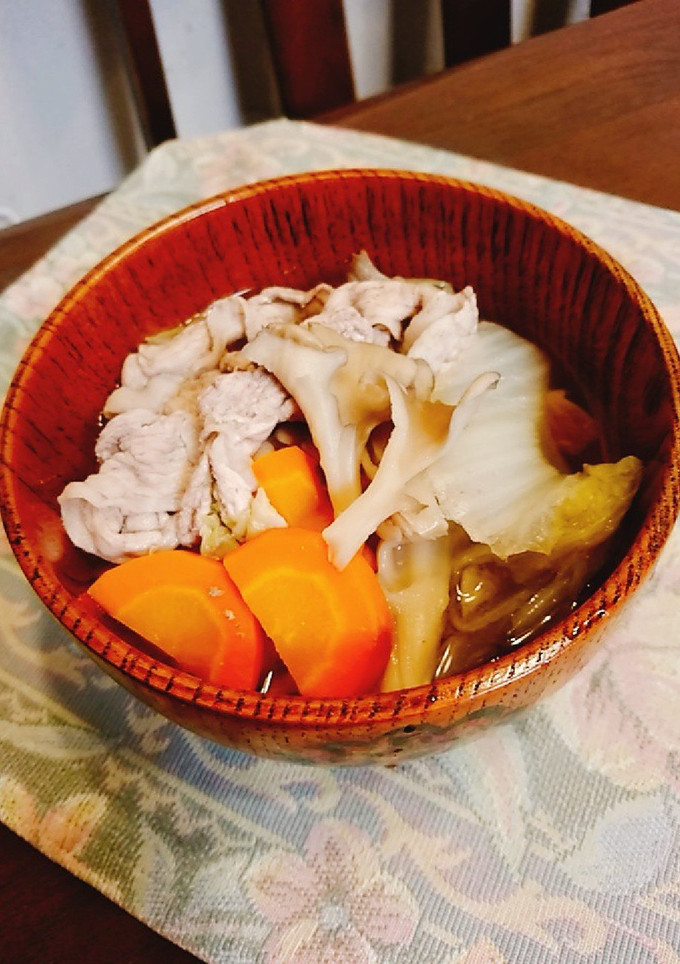白菜と豚肉のあったか鍋風スープ-レシピのメイン写真
