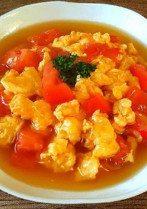 トマトと玉子のあんかけ-レシピのメイン写真