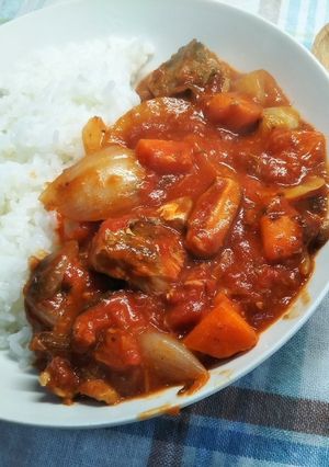 カレーじゃないよ!サバトマきのこライス-レシピのメイン写真