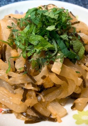 大根とえのきと塩昆布のポン酢マヨ炒め-レシピのメイン写真