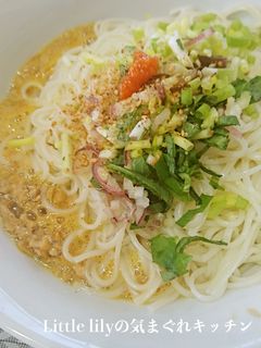 釜玉納豆そうめん-レシピのメイン写真
