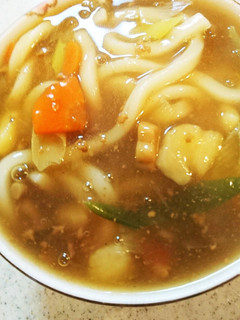 5分でできるランチに本格カレーうどん♥゛-レシピのメイン写真