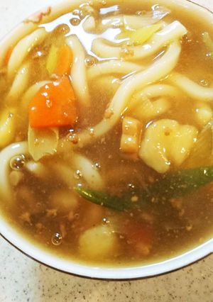 5分でできるランチに本格カレーうどん♥゛-レシピのメイン写真