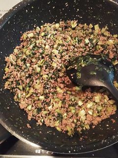 大根の葉とひき肉炒め-レシピのメイン写真