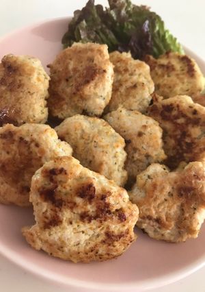 糖質制限中も！野菜たっぷりチキンナゲット-レシピのメイン写真