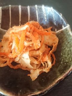 野菜の皮きんぴら-レシピのメイン写真