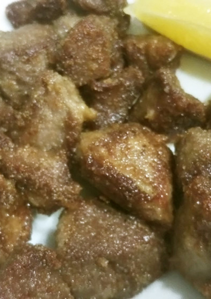 ずり(砂肝)の唐揚げ-レシピのメイン写真