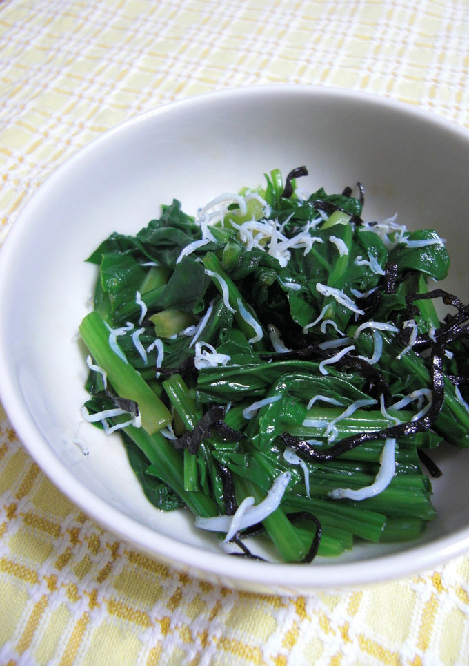 ほうれん草の✿塩昆布和え-レシピのメイン写真