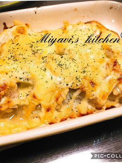 サーモンのガーリックマヨチーズ焼き♡-レシピのメイン写真