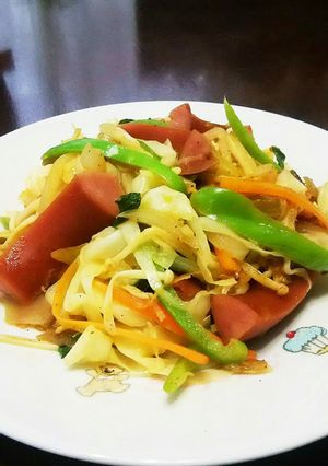 シラチャーソースで、ザーサイ野菜炒め。-レシピのメイン写真