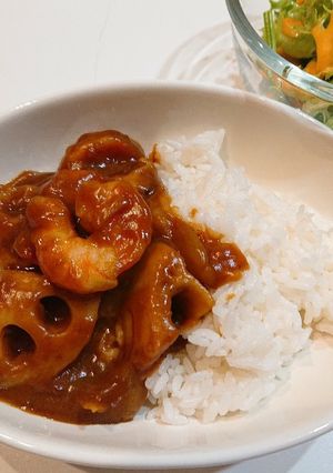エビとコロコロ野菜のカレー-レシピのメイン写真