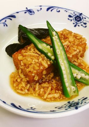 【病院】厚あげとろとろあん【給食】-レシピのメイン写真
