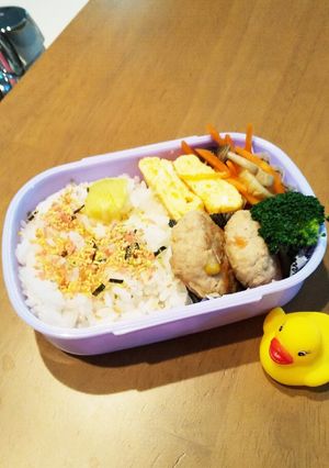 19/11/11 年少ハンバーグ弁当-レシピのメイン写真