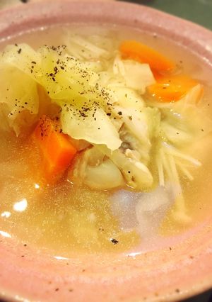 野菜たっぷり鳥肉のスープ-レシピのメイン写真