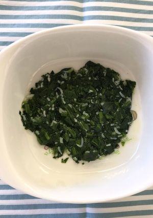 【離乳食中期】ほうれん草としらすのあえ物-レシピのメイン写真