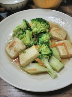 揚げ出し豆腐の野菜炒め-レシピのメイン写真