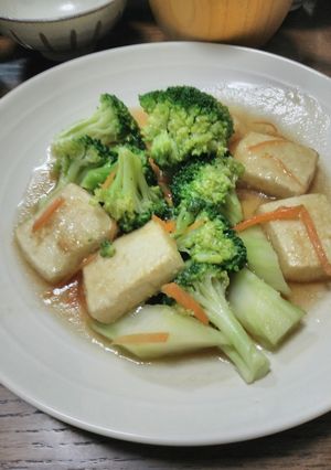 揚げ出し豆腐の野菜炒め-レシピのメイン写真