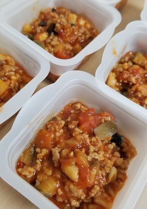 なすのミートソース☆離乳食完了期-レシピのメイン写真
