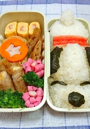 簡単キャラ弁☆寝そべりスヌーピー♪-レシピのメイン写真