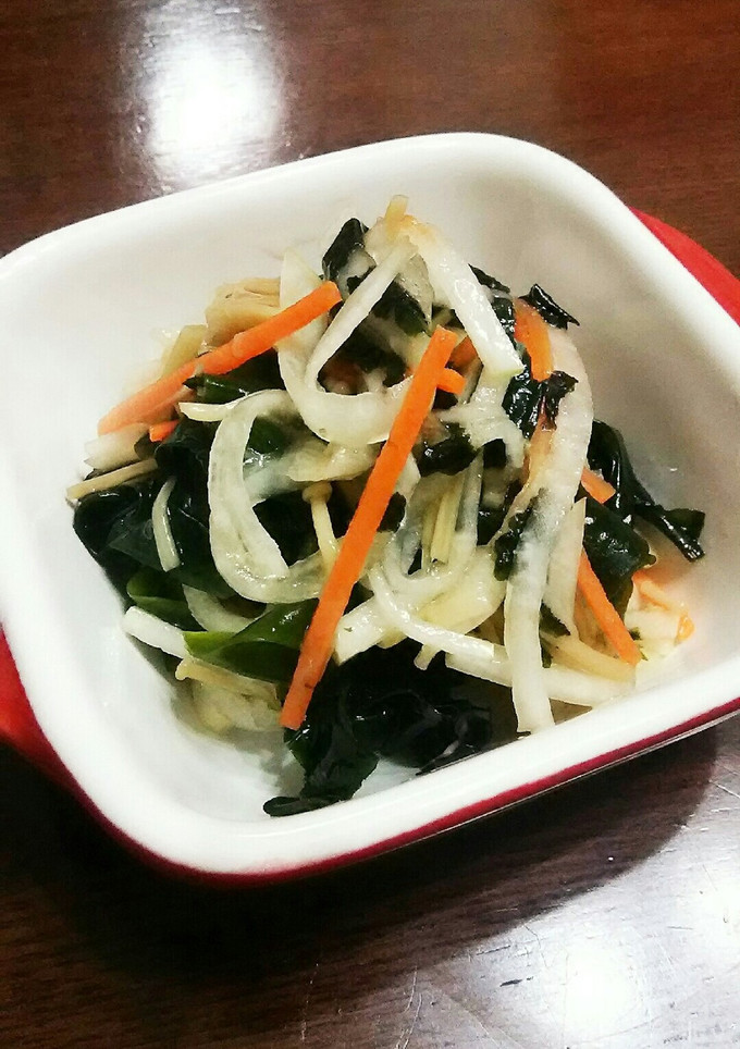 海苔が◎大根とわかめのなめ茸和え。-レシピのメイン写真