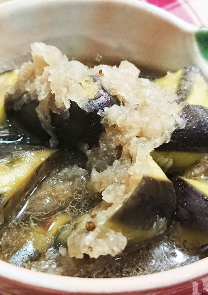ナスと大根おろしのめんつゆ煮-レシピのメイン写真