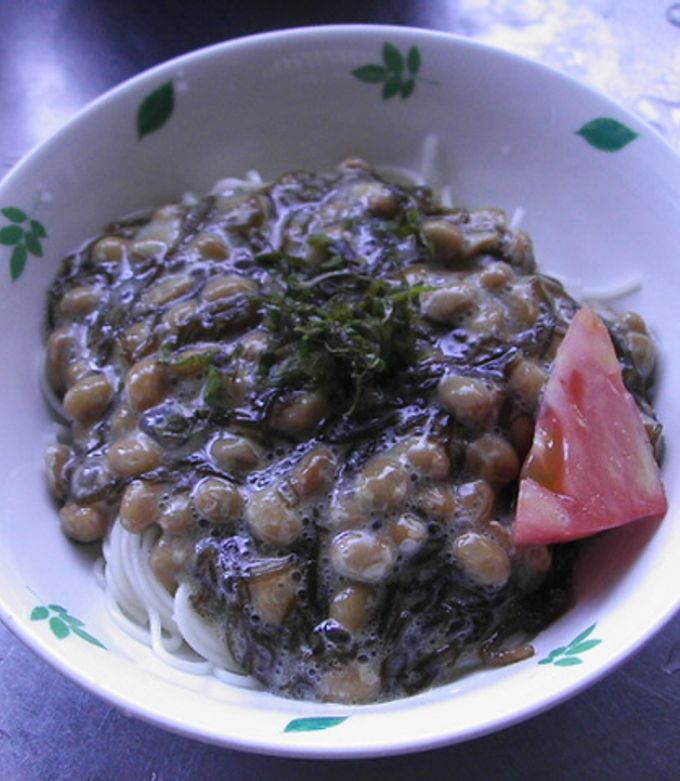 混ぜるだけ～もずく納豆そうめん by 大福もなか 【クックパッド】 簡単