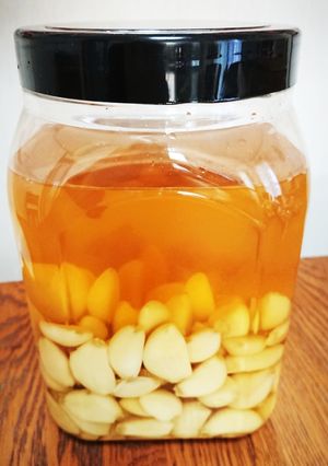 風邪予防にニンニク酢♪-レシピのメイン写真