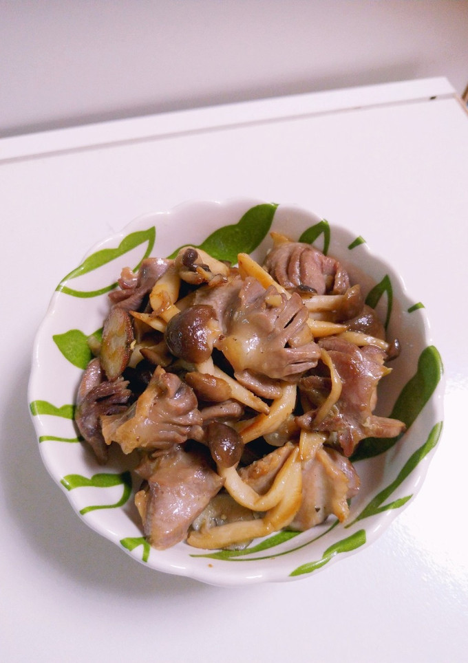 ☆しめじとずり（砂肝）の醤油バター炒め☆-レシピのメイン写真
