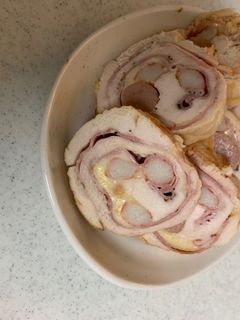 鶏胸肉のチーズとカニカマロール巻き-レシピのメイン写真