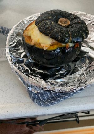小さなカボチャのチーズ焼き-レシピのメイン写真