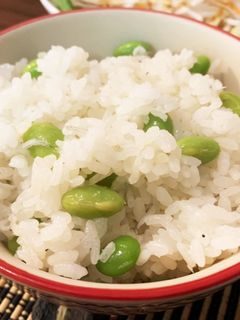 枝豆とシラスの炊き込みご飯-レシピのメイン写真