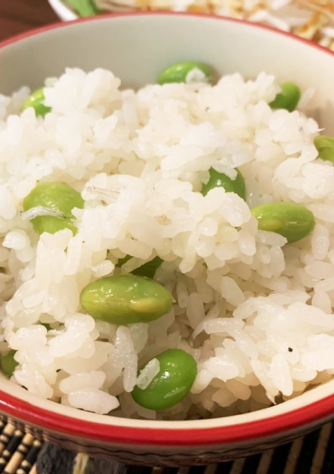 枝豆とシラスの炊き込みご飯-レシピのメイン写真