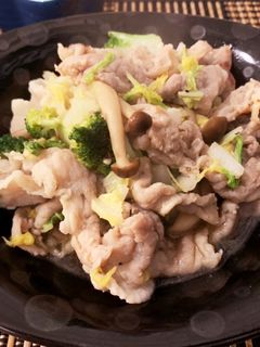 豚肉と白菜の塩麹炒め-レシピのメイン写真
