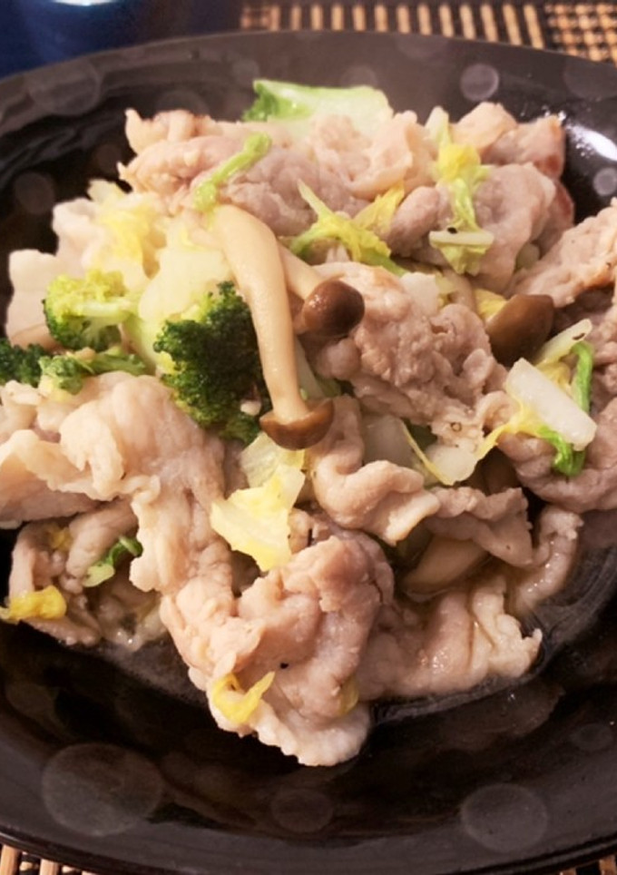 豚肉と白菜の塩麹炒め-レシピのメイン写真