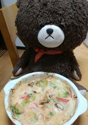 長芋の明太子カニかまいりグラタン-レシピのメイン写真