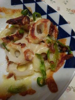 ちくわとピーマンのチーズ焼き-レシピのメイン写真