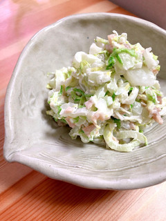 簡単!材料は全て適量!無限梅白菜サラダ-レシピのメイン写真