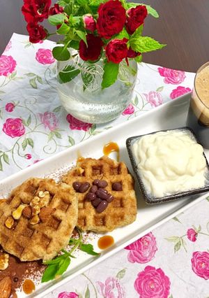 ☘おからとふすま粉のワッフル☘-レシピのメイン写真