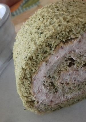 抹茶ロールケーキ-レシピのメイン写真