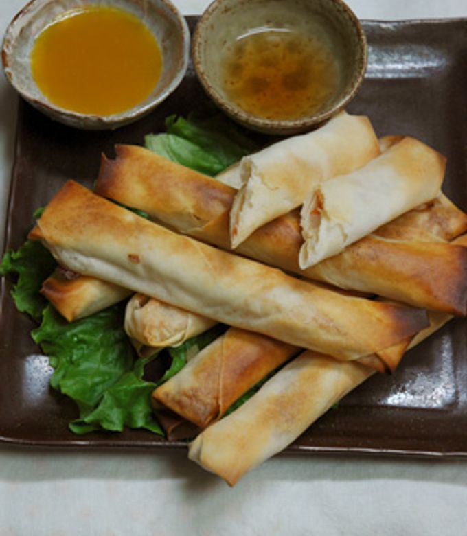 アジア風 えびとレンコンの春巻き by irurum 【クックパッド】 簡単