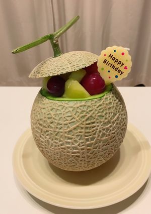 メロン　誕生日　ケーキ-レシピのメイン写真