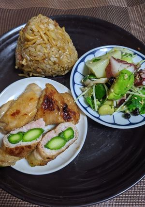 お弁当おかずコンビニの味ソバメシおにぎり-レシピのメイン写真