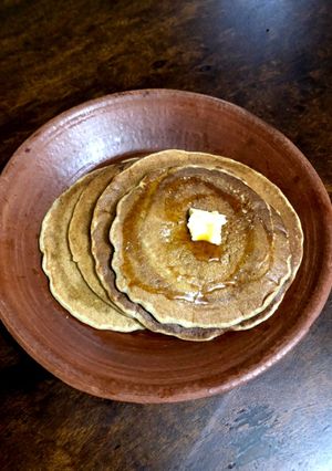 オーツミルクでパンケーキ-レシピのメイン写真