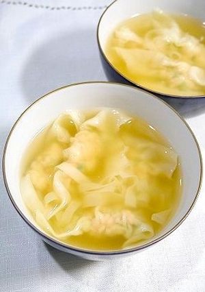 簡単！エビワンタンスープ-レシピのメイン写真